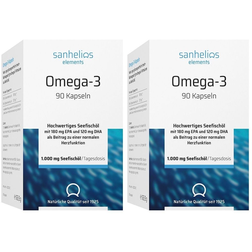 Sanhelios Omega-3 KAP 1000 x2 2x90 St Kapseln