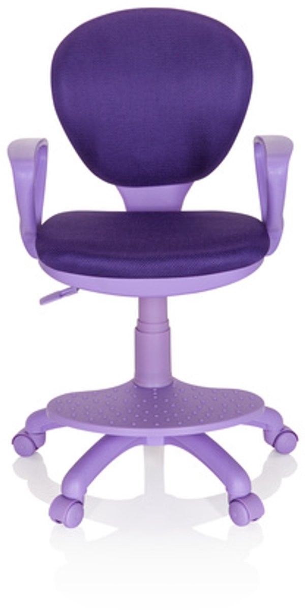 Kinder bureaustoel KID COLOUR stof lila hjh OFFICE