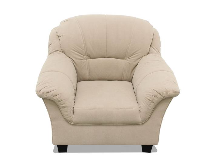 Sessel HOME AFFAIRE Budapest zeitlos und elegant, bequeme Armlehnen , beige (natur), B:98cm H:84cm T:80cm, angenehm weiche Wildlederoptik Melrose aus 100% Polyester;schön changierende Chenille aus 44% Polyacryl, 37% Polyester und 19% Baumwolle;strapazierfähiges Microfaser aus 100% Polyester, Sessel, Sessel