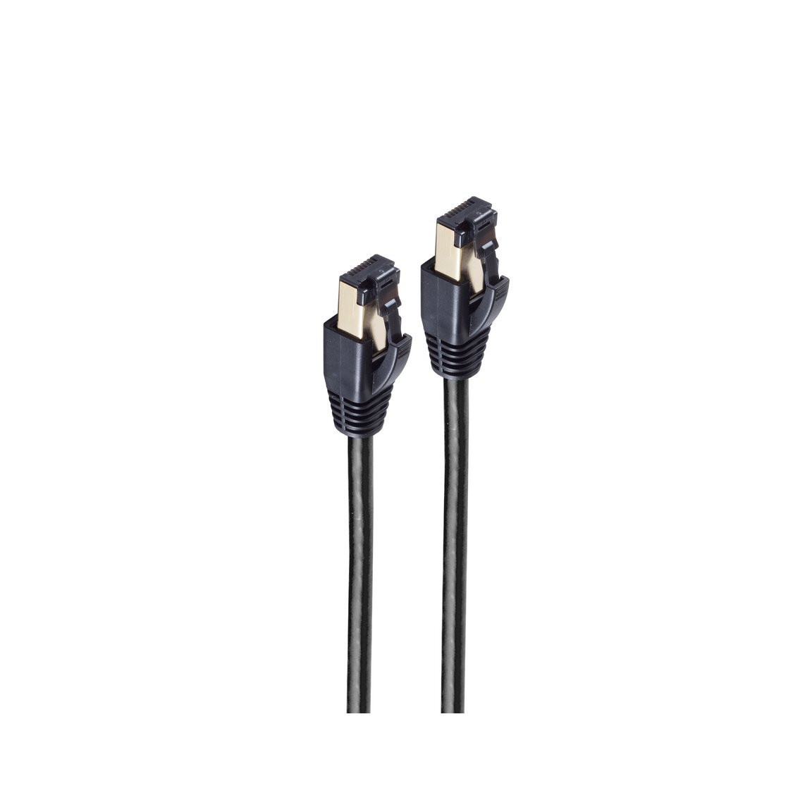 Shiverpeaks BS08-41055 Cat8 F/FTP Netwerkkabel, 5 meter, Zwart