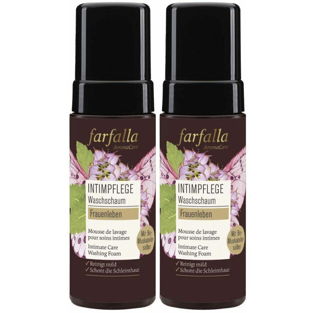 Farfalla Intimpfl Waschschaum Frauenleben 150 ml x2 2x150 Schaum