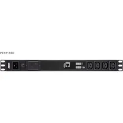 Aten PE1218SG 1U Basis PDU mit Messfunktion und Überspannungsschutz, USV Zubehör
