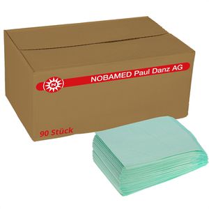 Nobamed Inkontinenzunterlagen Ribocare, Einweg, 60x60cm, Aufnahme ca. 350ml, wasserfest, 90 Stück