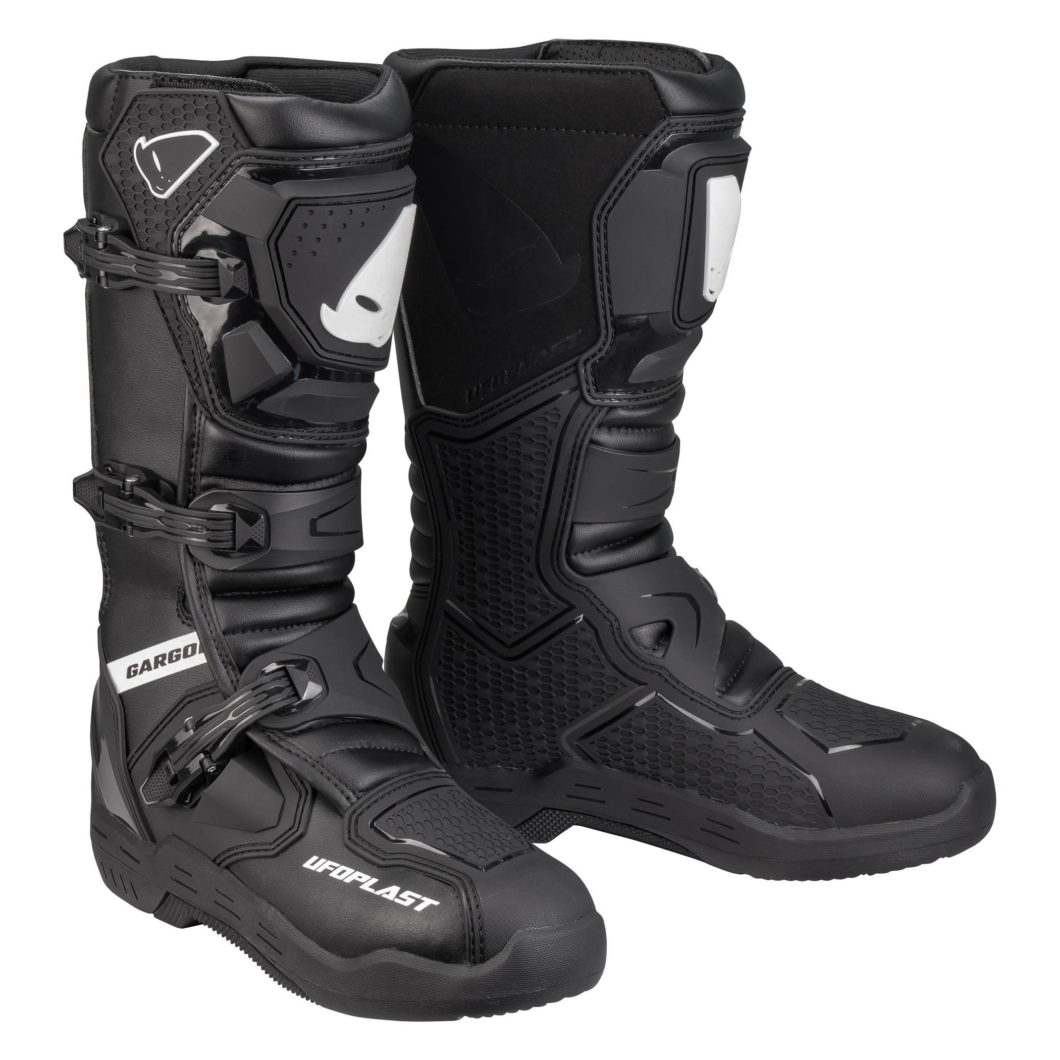 Ufo Plast Stiefel Ufo Gargor Black/White Gr. 46 (Herren, 46) (BO13002-KW46)