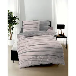 kaeppel Bettwäsche Satin Motion rosa 155x220 cm + 80x80 cm