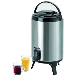 Bartscher Iso-Dispenser 9L-1 für kalte oder heiße Getränke, 9 Liter, Edelstahl, 150981