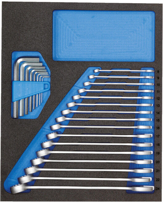 Jeu de clés mixtes GEDORE dans module Check-Tool 2/4, TS CT2-7 (2957213)