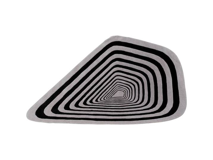 Tapis en laine noire et blanche 240x170