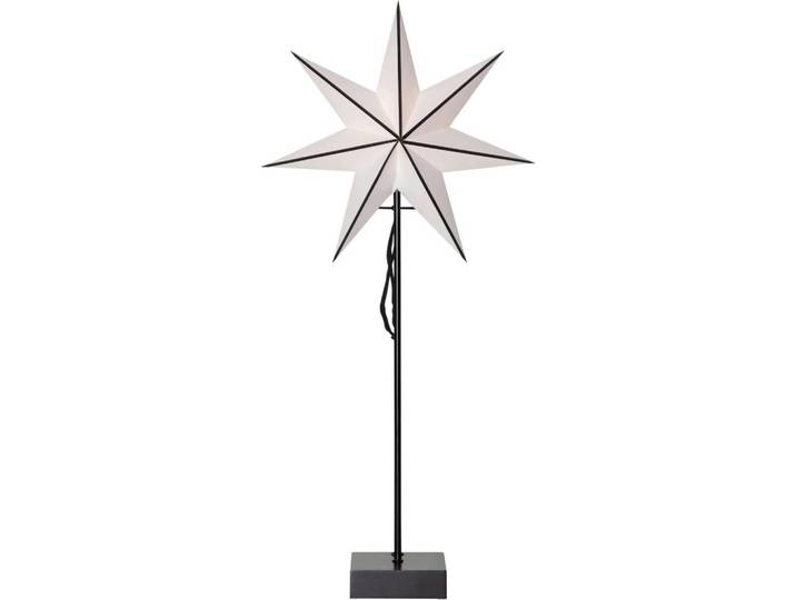 LED-Stehleuchte Schwarz/Weiß H: 74 cm
