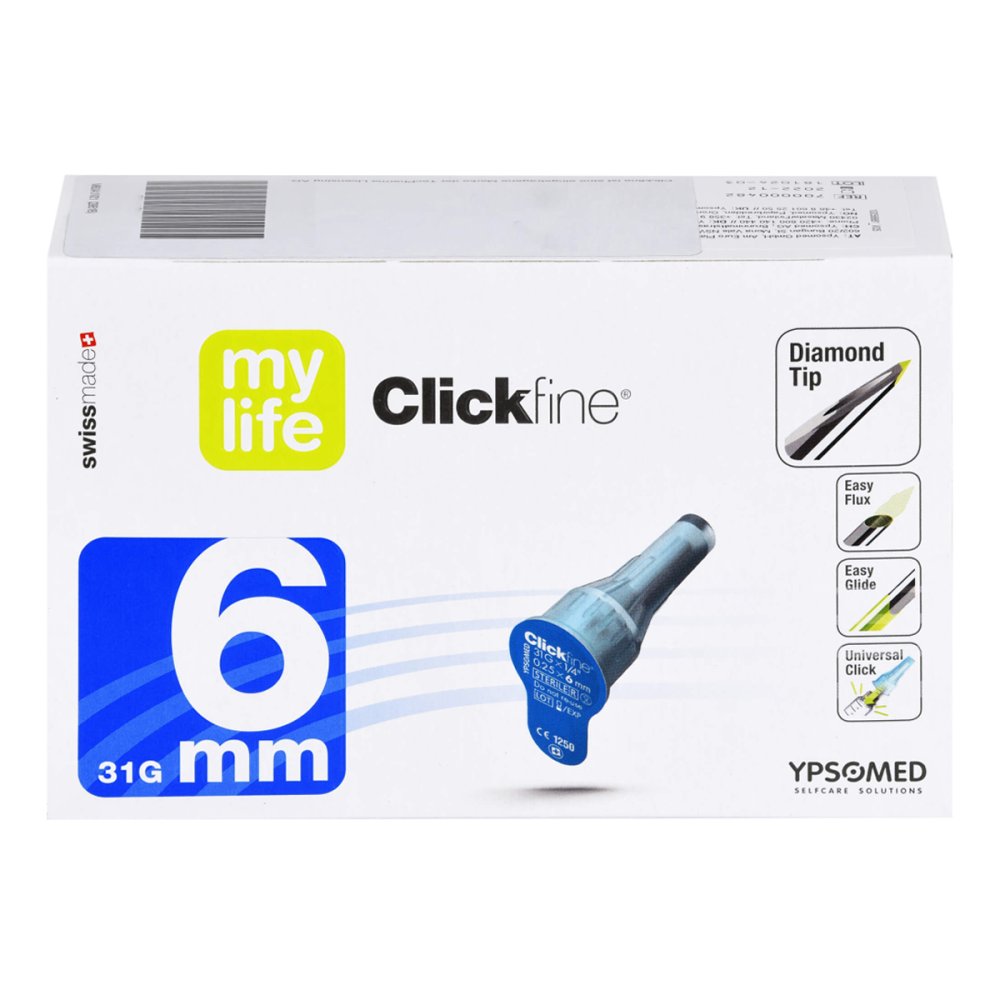 C P C medical GmbH & Co. KG Mylife Clickfine Pen-nadeln 6 mm Cpc 07695850