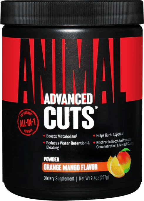 Universal Nutrition Animal Cuts Powder 265g Laranja-Manga