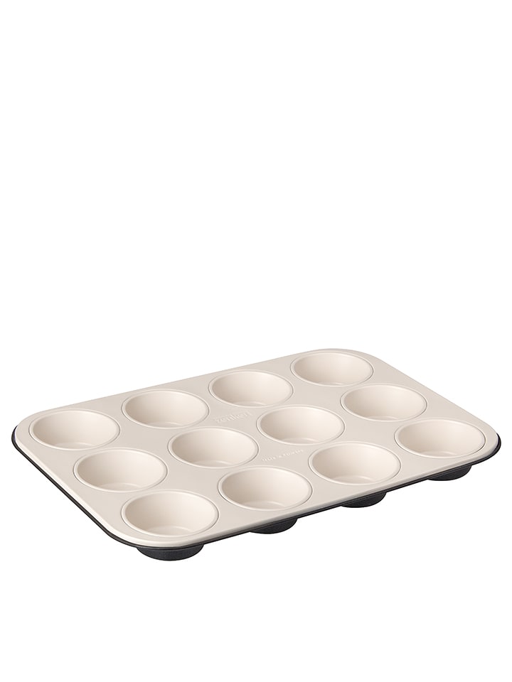 Zenker Muffin-Backform "Crème Noir" in Anthrazit/ Creme - (B)38 x (T)26 cm - onesize