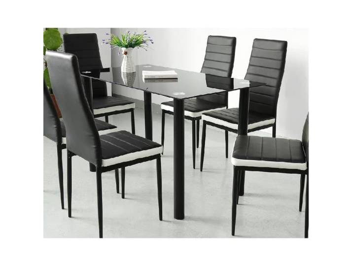 Elégant 6pcs Chaises de salle à manger Design Moderne Siège de Salon Tabouret de salon Lar. 40 x pro. 39 cm TOTU ELECTRONIQUE