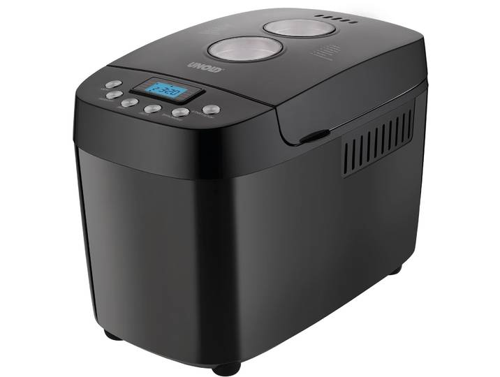UNOLD Brotbackautomat 68525 , schwarz, B:25cm H:30cm T:41,9cm, Brotbackautomaten, BACKMEISTER Big Black, Brotbackautomat
