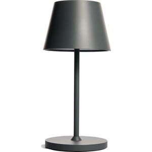 Rolf-Kern Tischlampe Club, grau, LED, warmweiß, für außen (IP54), mit Touchdimmer, mit Akku