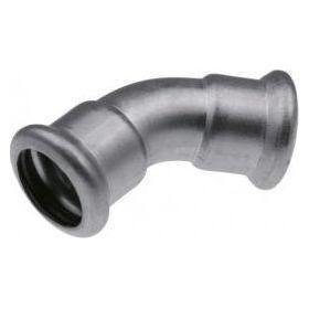 Kan therm elbow 108x108 45 degrees Inox, Press (1609068048) (21032802)