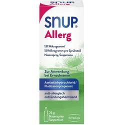 SNUP Allerg 137 μg/50 μg pro Sprühstoß Nasenspray 23 g