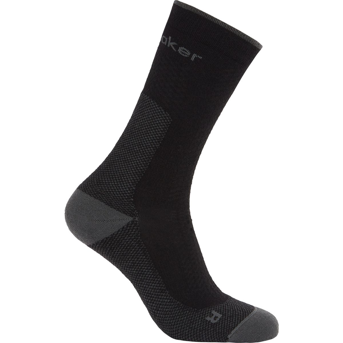 Icebreaker M Mer Hike+ Ultralight Crew black/obsidian (IB0FB) M 0A578QIB0FB-M