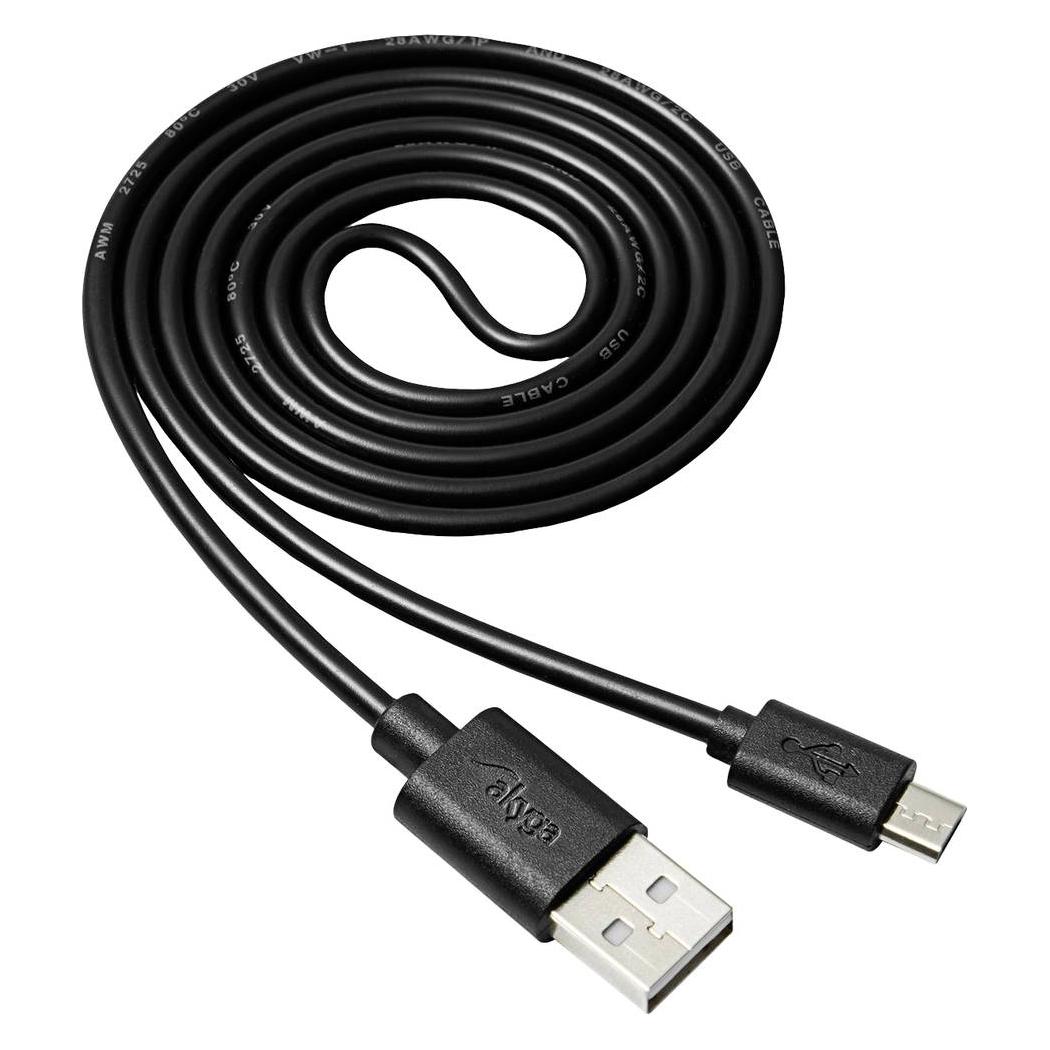 Akyga Kabel USB AK-USB-21 USB A (m) / micro USB B (m) ver. 2.0 1.0m (1 m, USB 2.0) (AK-USB-21)