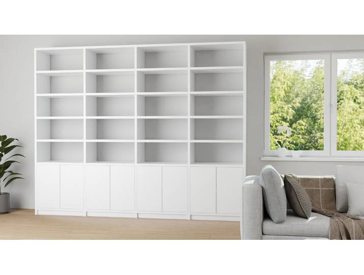 Großer Raumteiler nach Maß MDF Lackiert Signal­weiß RAL&nbsp;9003