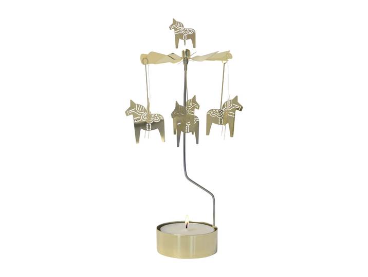 Pluto Design Carillon d anges Cheval de Dalécarlie grand 25 cm Or'