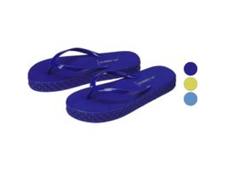 CRIVIT Tongs femme, avec semelle plateforme.