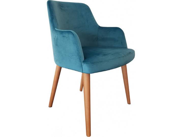 PETIT FAUTEUIL EN VELOURS CONTEMPORAIN COSMOS