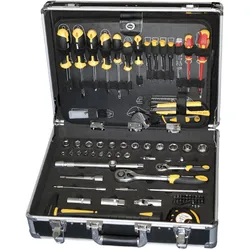 TECH-CRAFT Werkzeugkoffer 130 tlg. Heimwerker-Set Werkzeugtasche Werkstattkoffer