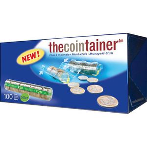 effektivo Münzhülsen 10341, für Rollgeld, 100 Kunststoffhülsen für 50 Cent