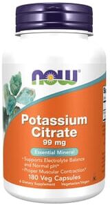 Now Foods Potassium Citrate 99 mg 180 VCaps