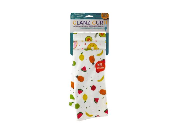Glanz Guru Geschirrtuch 3er Set