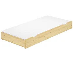 Erst-Holz Bettkasten als Zusatzbett für unsere Einzelbetten - Rollrost und Matratze inkl. - 90.10-S6M