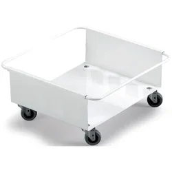 LISTA Fahrwagen für Abfallbehälter 90 L, Für Abfallbehälter 90 L, 395 x 385 x 180 mm (
