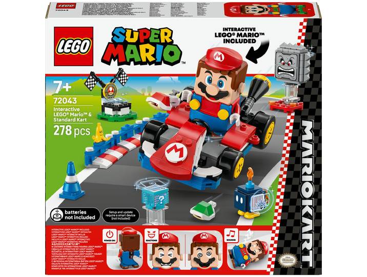 LEGO Super Mario Mario Interactif et Kart Standard 72043 LEGO