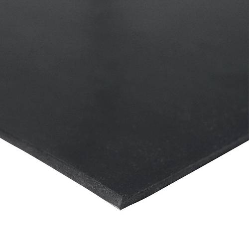 COBA Europe CRS00003C Industrie-Gummi (B x H) 1.4m x 4.5mm (Meterware) Schwarz
