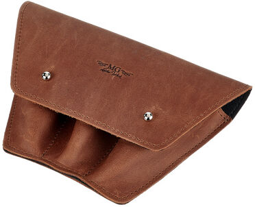 MG Leather Work Trombone Mouthpiece Pouch 3 LB Hellbraun