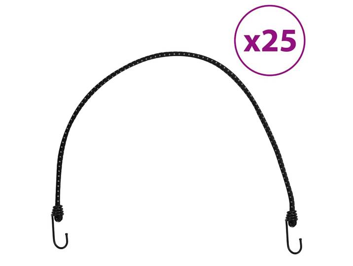 vidaXL Gummiseile Reflektierend mit Haken 25 Stk. 88 cm