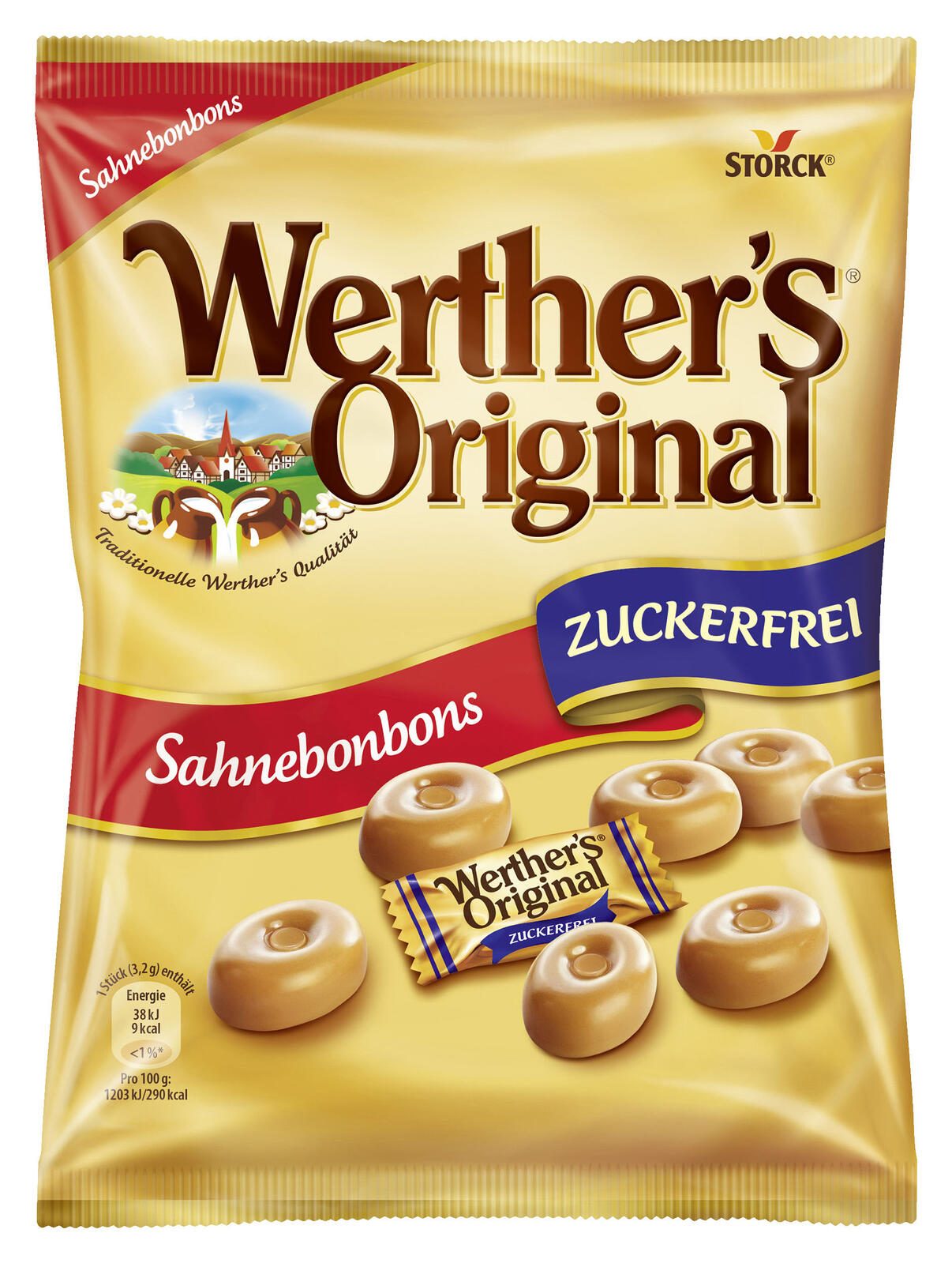 Werther´s® Original Sahnebonbons zuckerfrei 330625