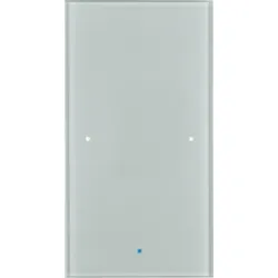 Berker Glas-Sensor 1-fach aluminium 75141034
