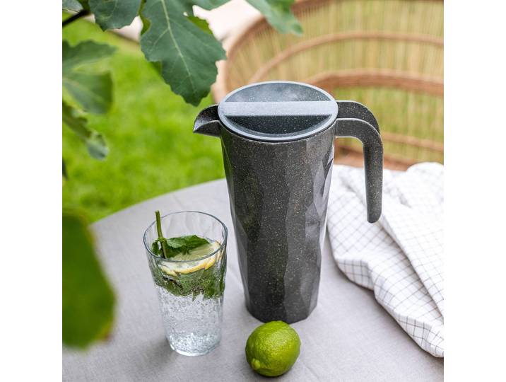 Krug Club Pitcher II 12 x 25 x 19cm Grau/Dunkelgrau