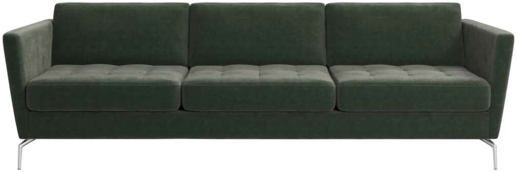 BoConcept Sofá Osaka de 3 plazas Ravello . Verde ceniza