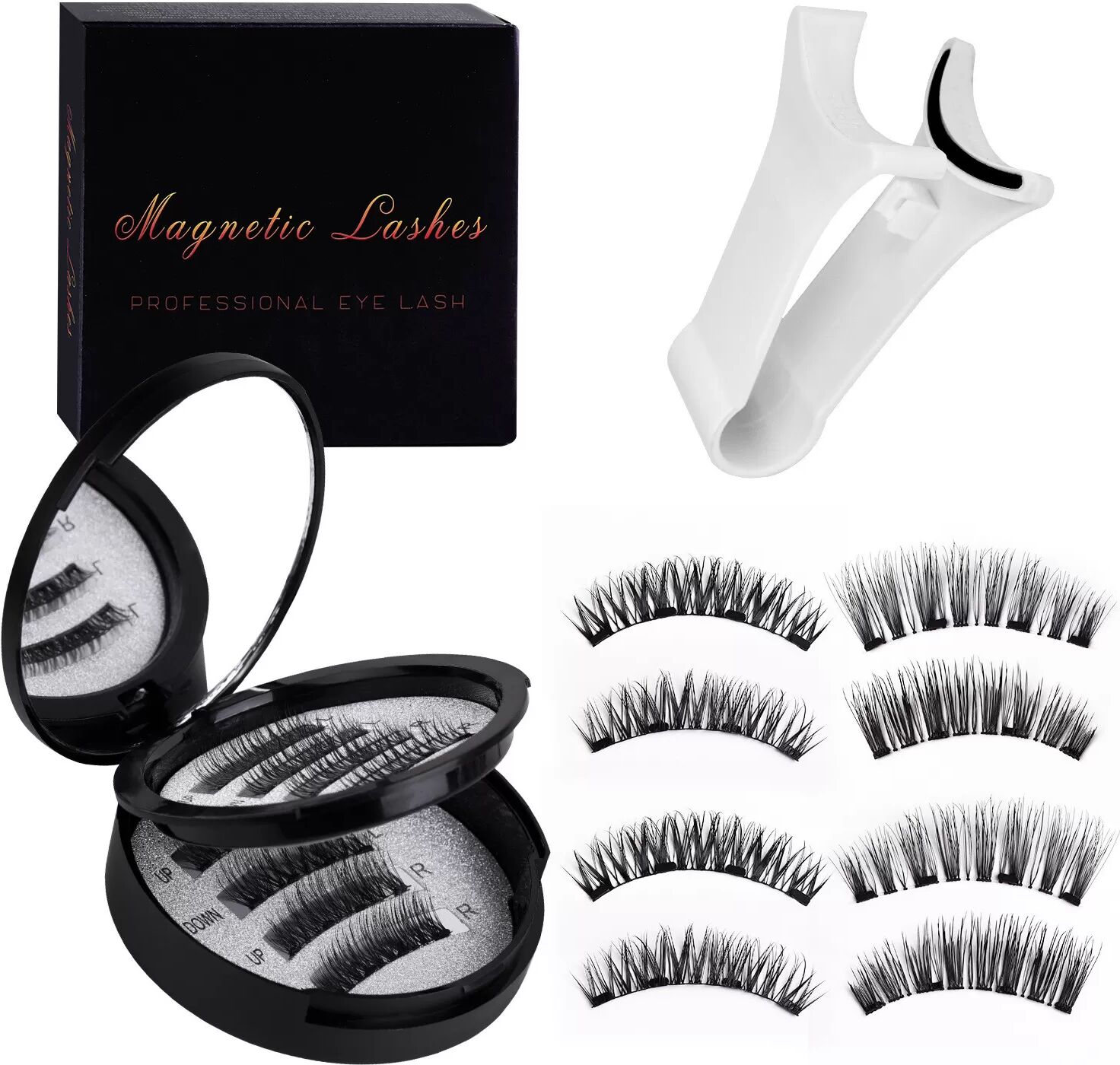 INF 5D Magnetische Wimpern, 2er-Pack model 1