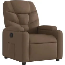 vidaXL Relaxsessel Braun Stoff