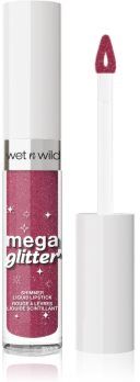 Wet N Wild Mega Glitter batom líquido com efeito mate com glitter tom Pink Future 2.8 ml. Mega Glitter