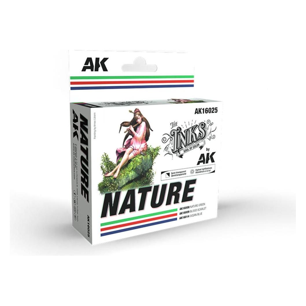 AK Interactive Set de : The Inks - Nature (Set de 3 Ref.) (3 Stk.) (AK16025)