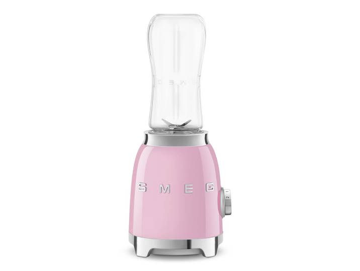 Mini blender vintage rose + 1 bouteille smeg