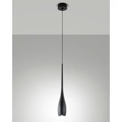 FABAS LED-Pendelleuchte Coco Metall Schwarz