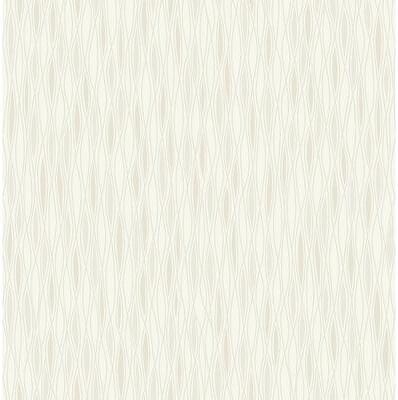 Seabrook Designs Hemera Ikat Waves Unpasted Wallpaper