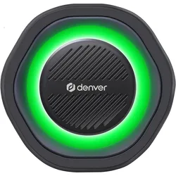 Denver BTV-223 Schwarz (4 h), Bluetooth Lautsprecher, Schwarz