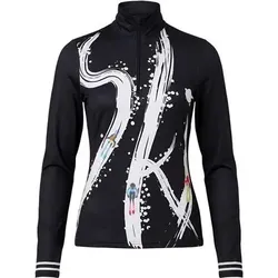 KRIMSON KLOVER Baselayer Ariel Ski Top, Größe XS in Schwarz Schwarz